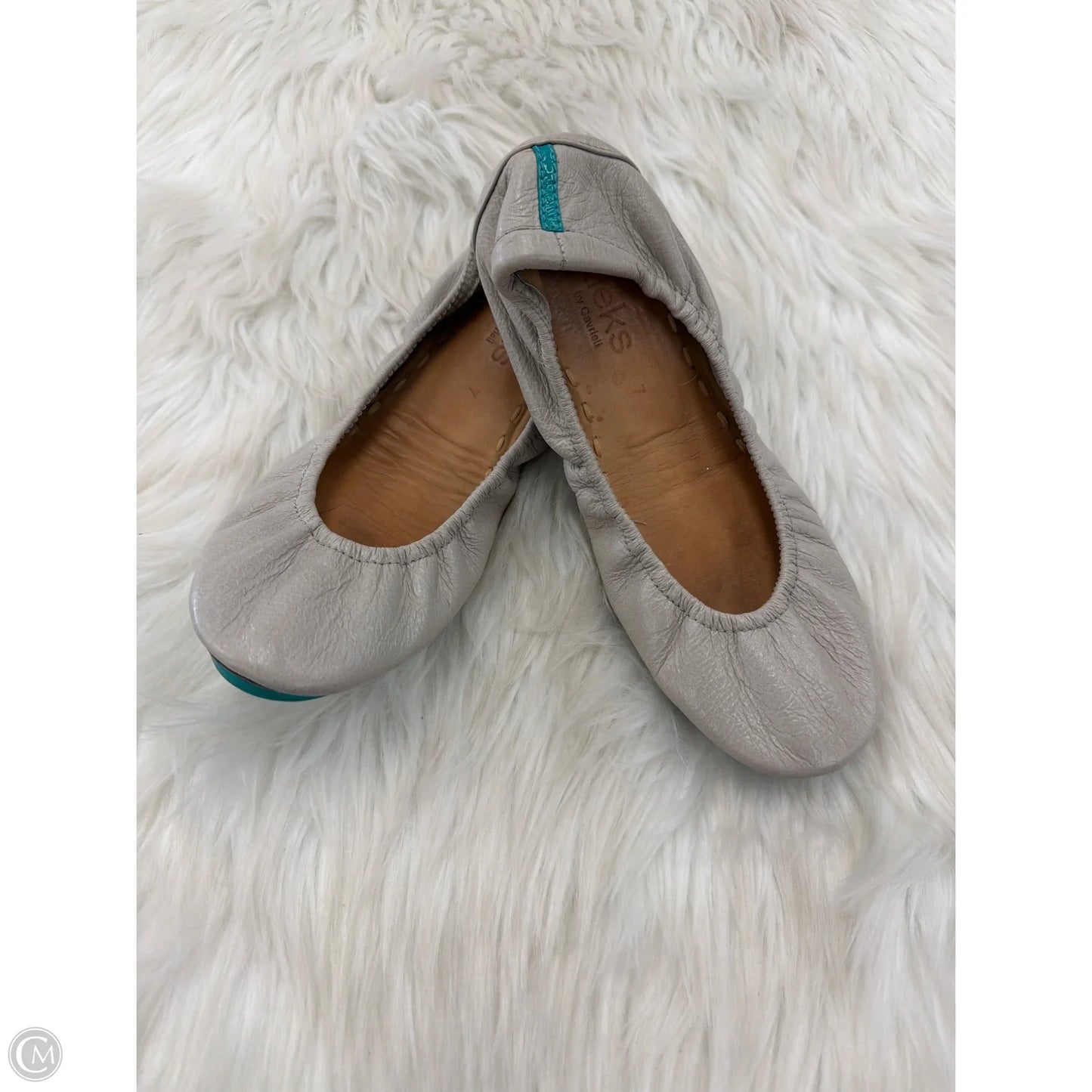 Shoes Flats By Tieks In Grey, Size: 7