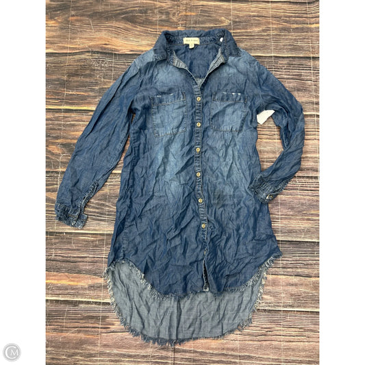 Dress Casual Short By Cloth & Stone In Blue Denim, Size: Sp