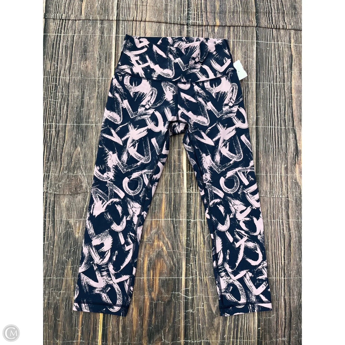 Athletic Leggings Capris By Lululemon In Blue & Pink, Size: 6