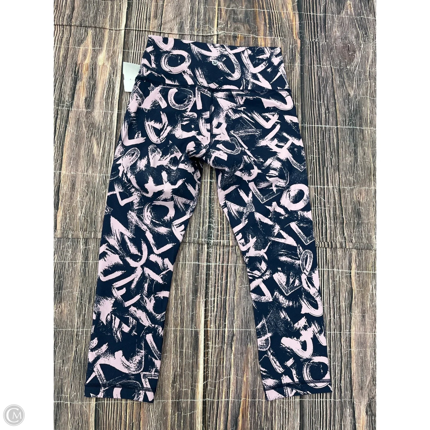Athletic Leggings Capris By Lululemon In Blue & Pink, Size: 6