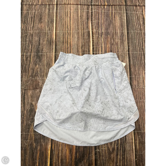 Athletic Skort By Lululemon In Blue, Size: 4