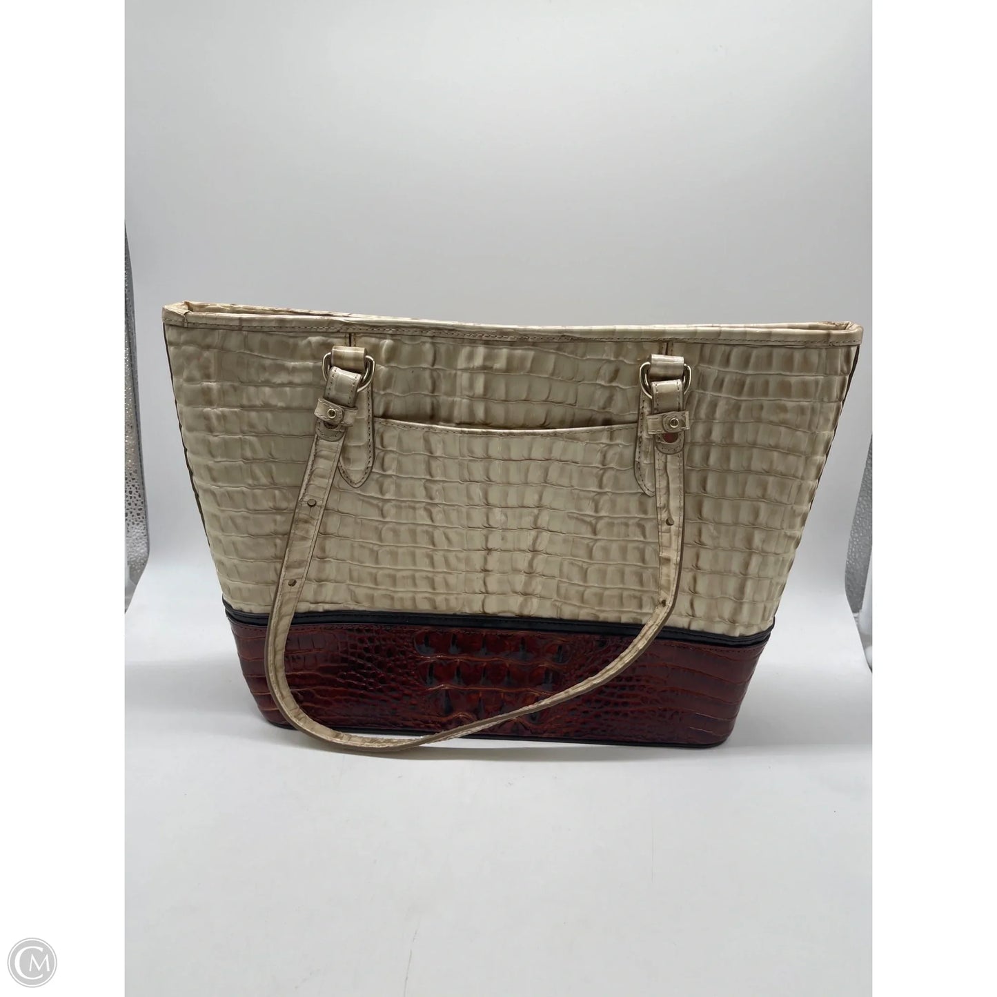 Handbag Designer By Brahmin, Size: Large