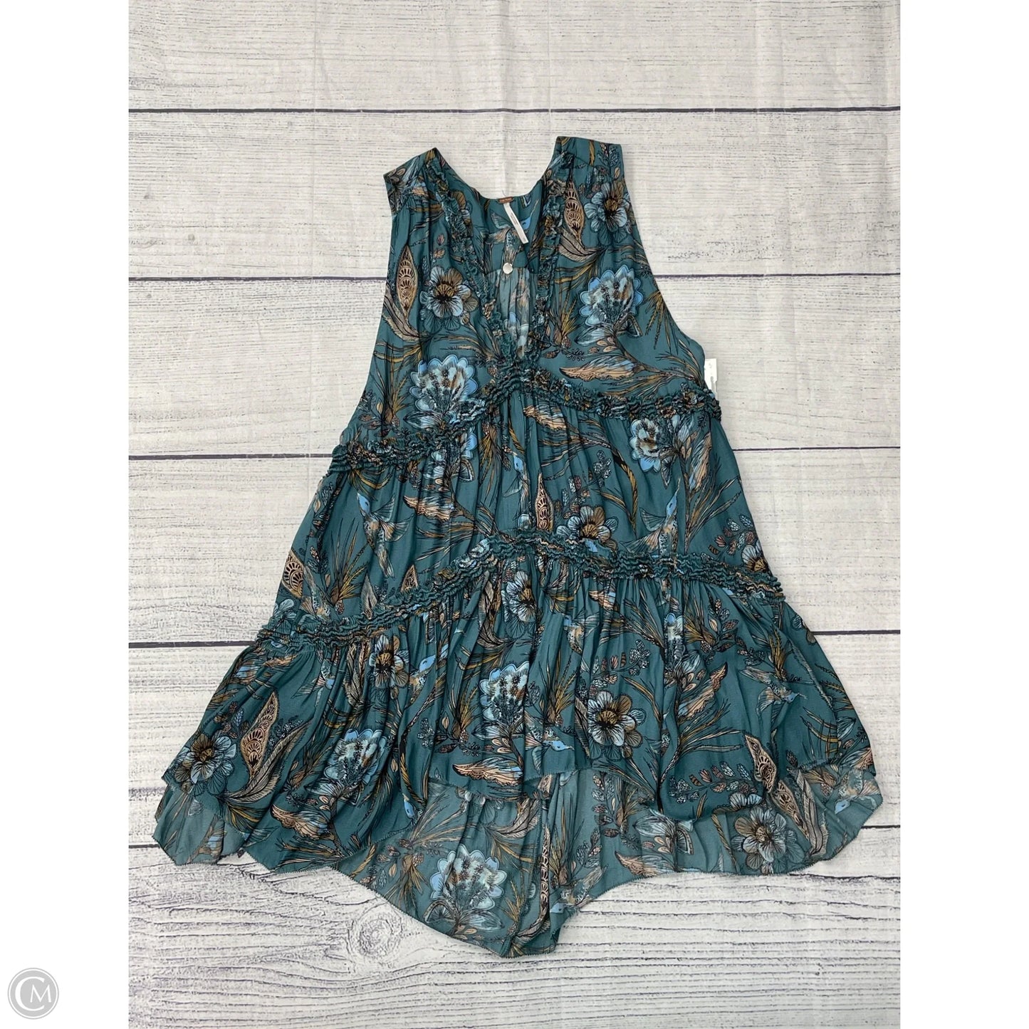 Tunic Sleeveless By Free People In Blue, Size: S