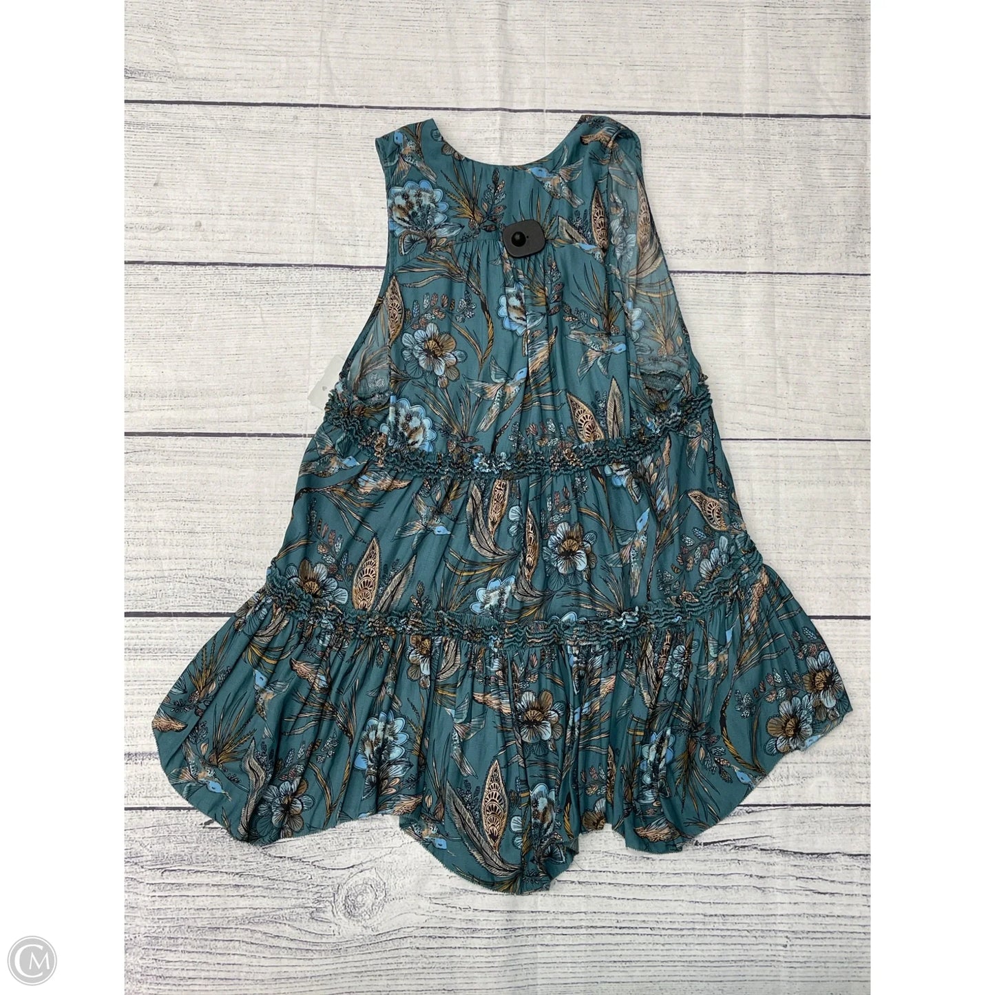 Tunic Sleeveless By Free People In Blue, Size: S