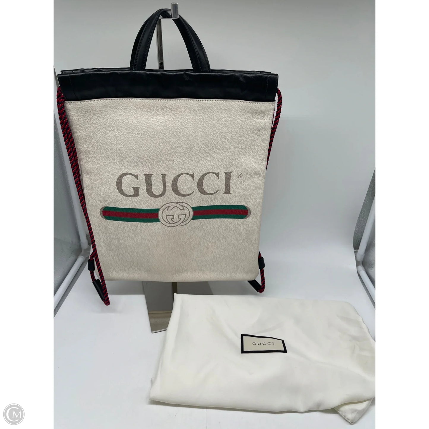 Backpack Luxury Designer By Gucci, Size: Medium