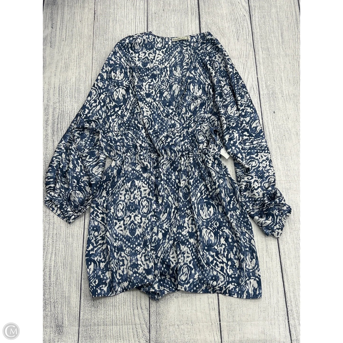 Romper By Abercrombie And Fitch In Blue, Size: L