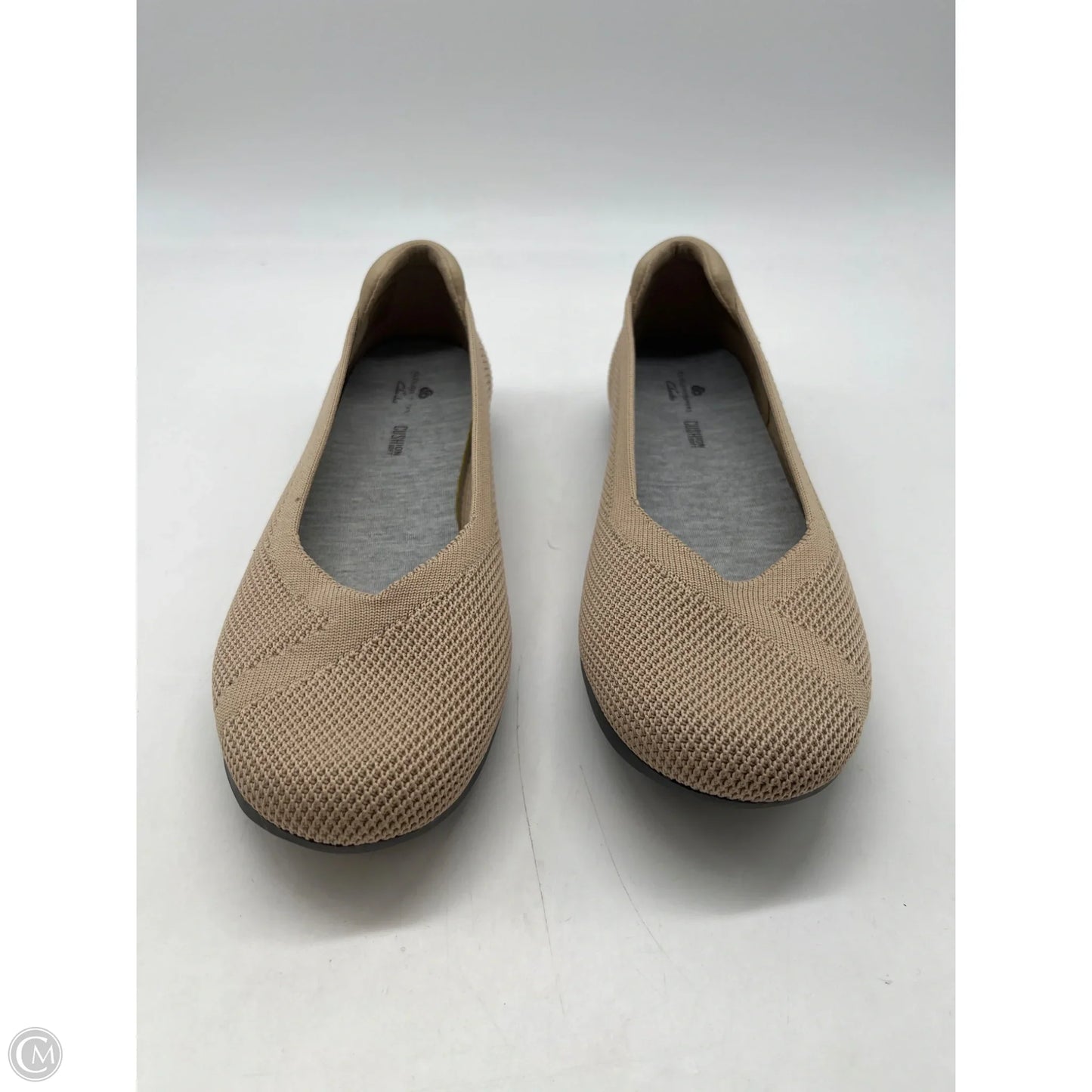 Shoes Flats By Clarks In Tan, Size: 7