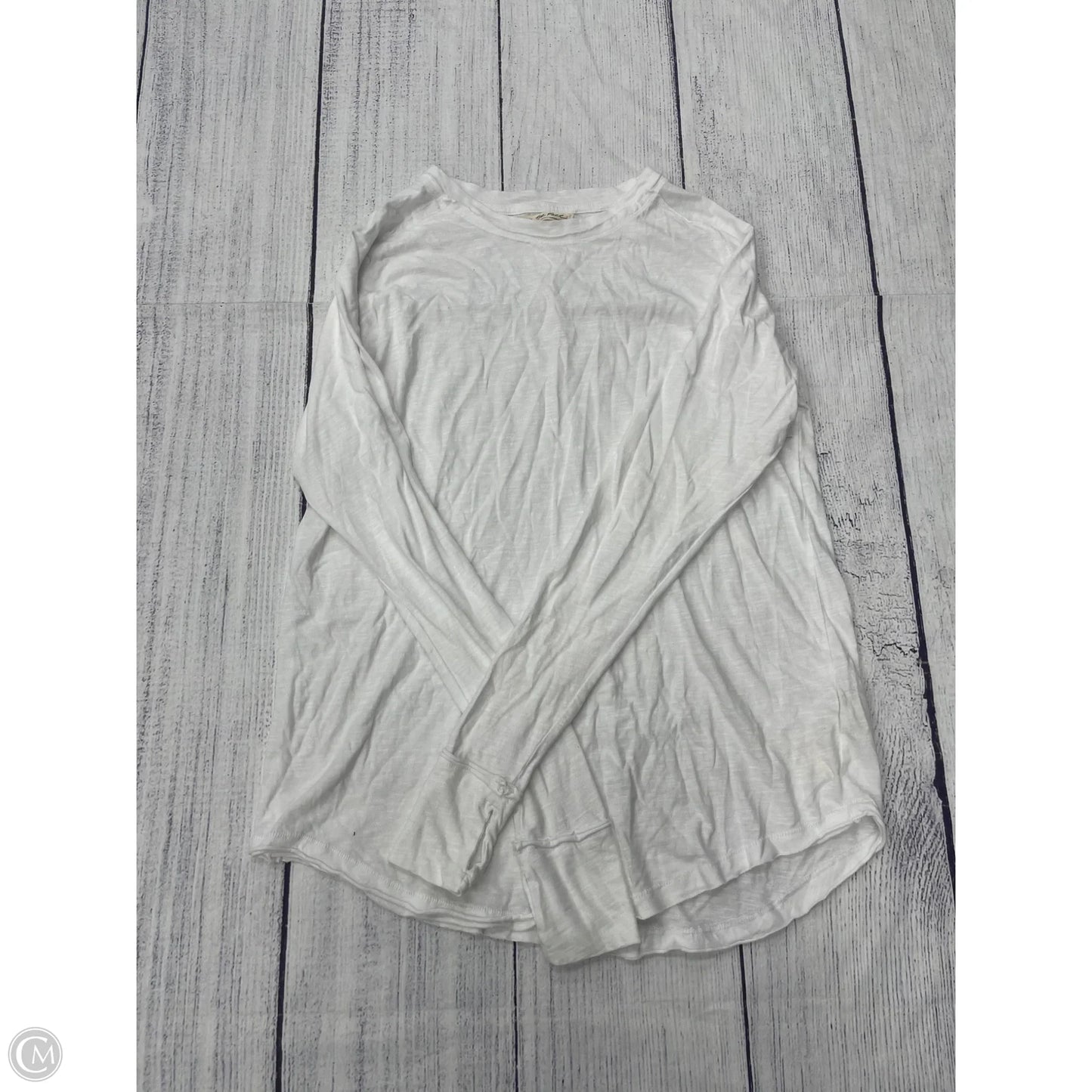 Top Long Sleeve By We The Free In White, Size: Xs