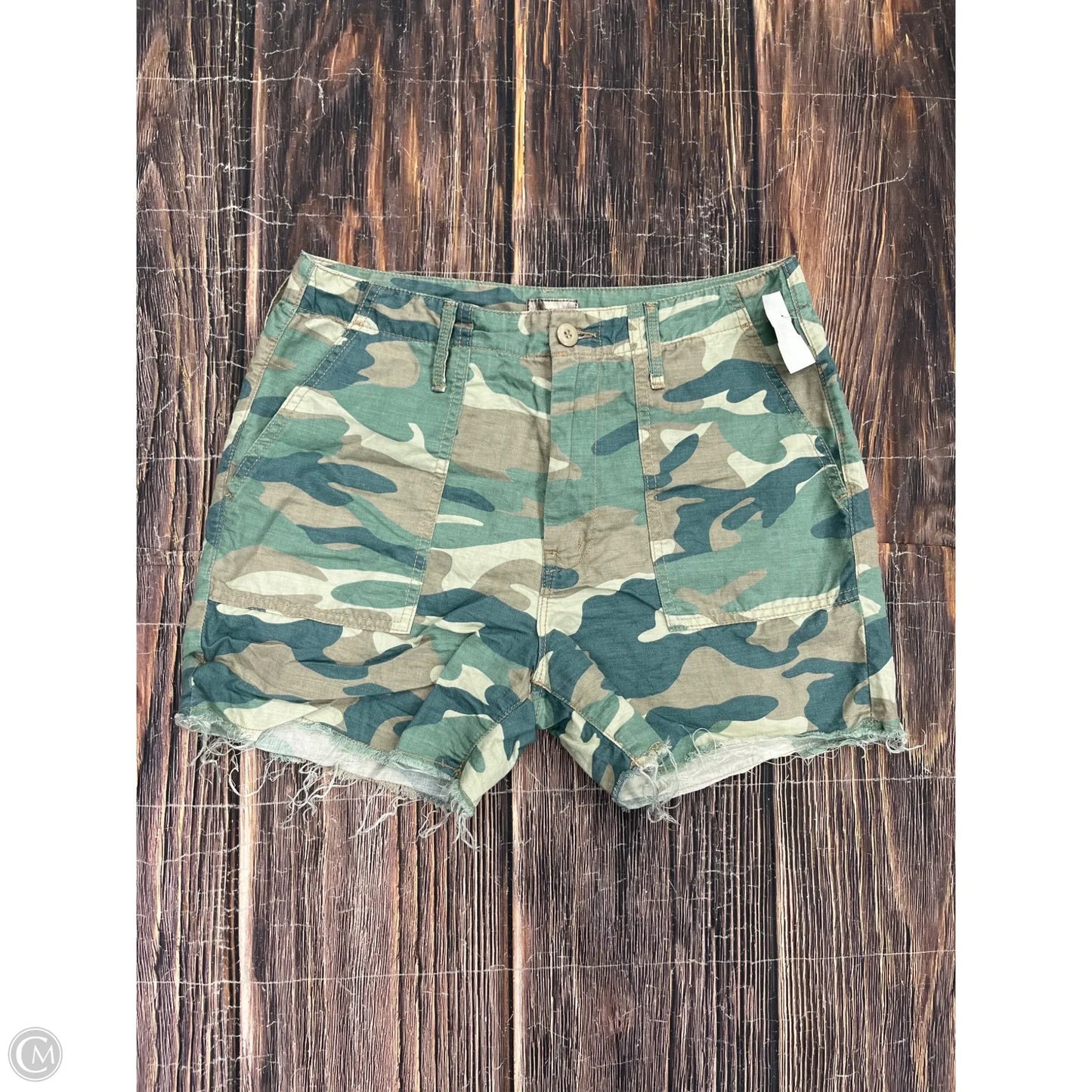 Shorts By Mother In Camouflage Print, Size: 8