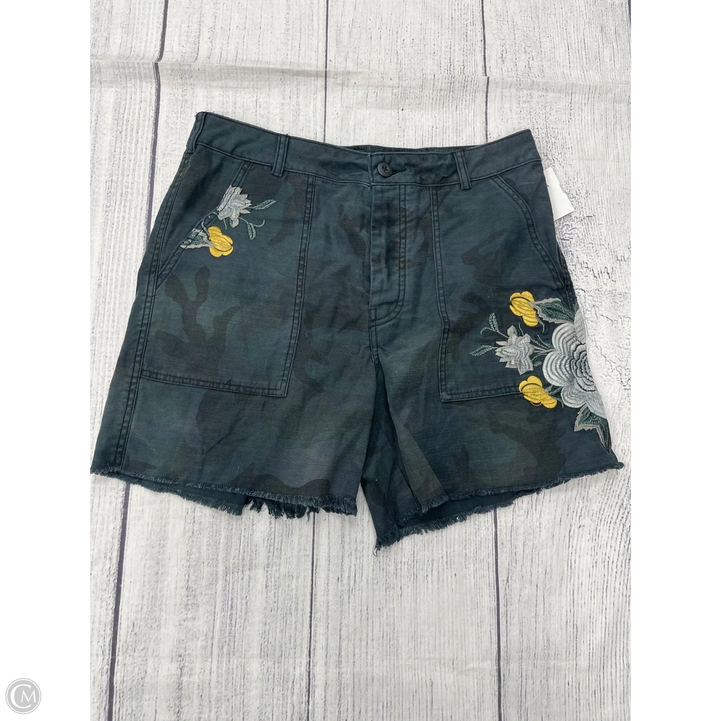 Shorts By Free People In Camouflage Print, Size: 8