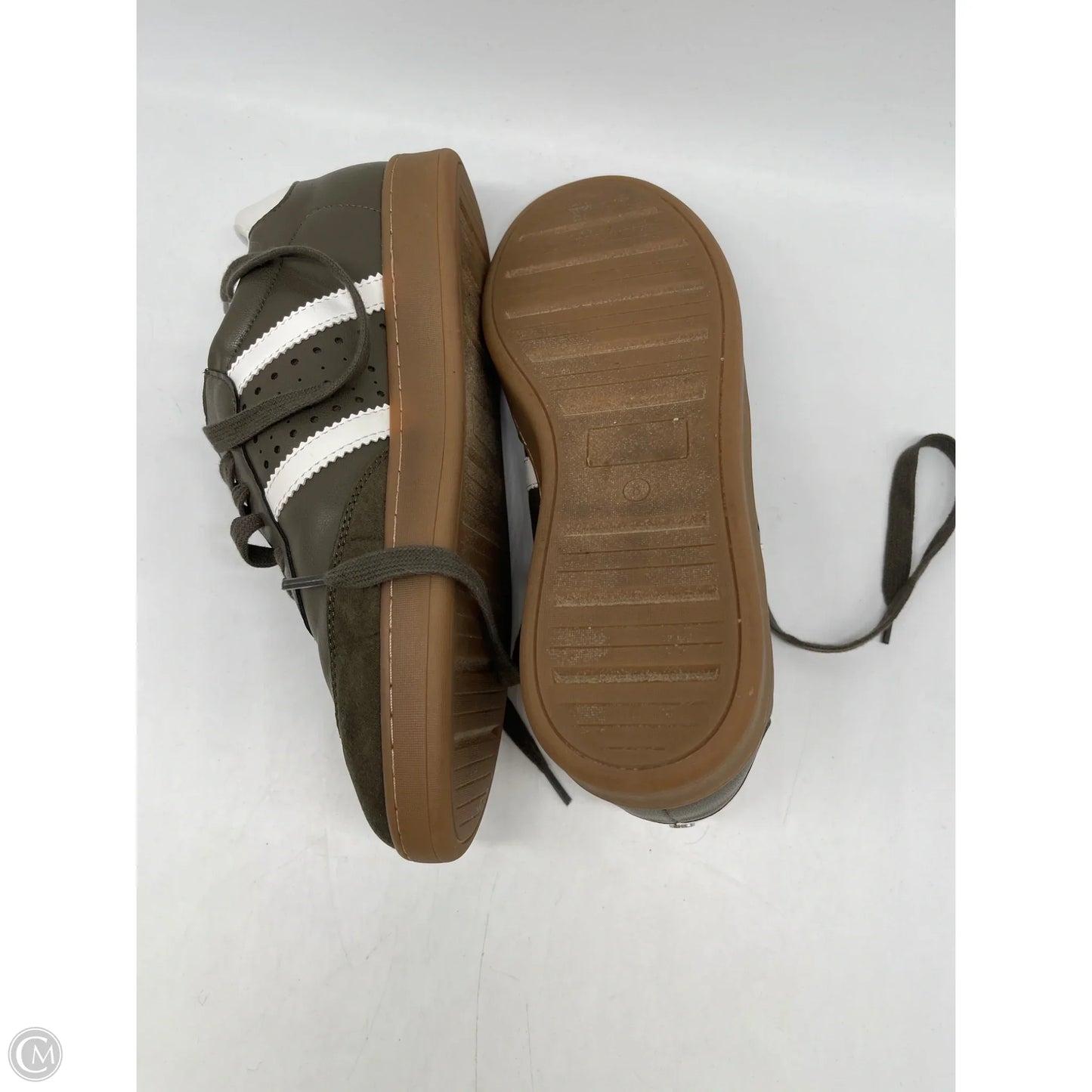 Shoes Sneakers By J Slides In Green, Size: 8