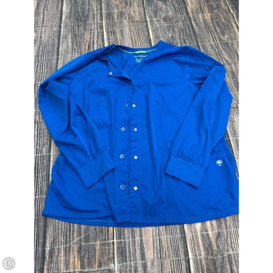 Top Long Sleeve By Clothes Mentor In Blue, Size: 1x