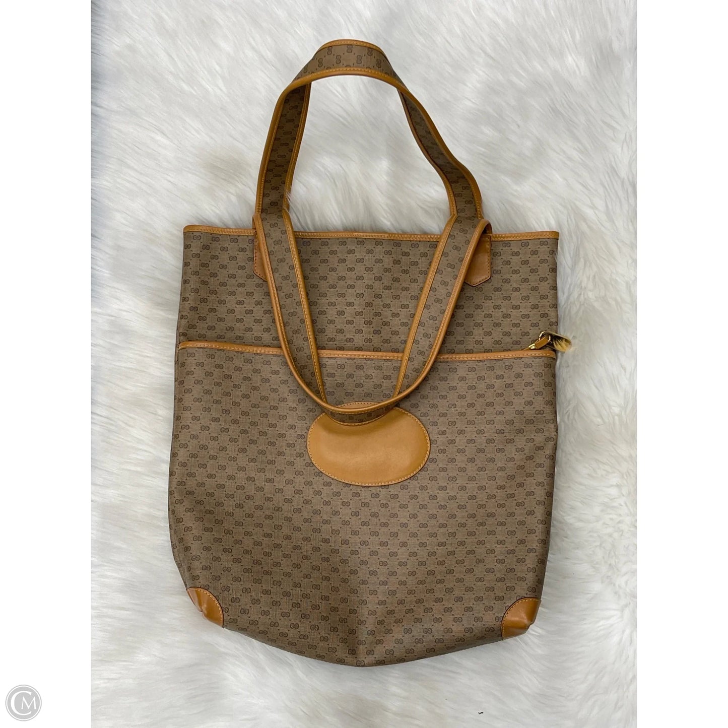 Tote Luxury Designer By Gucci, Size: Large