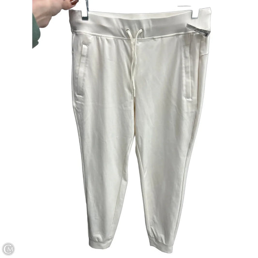 Athletic Pants By Yogalicious In Cream, Size: S