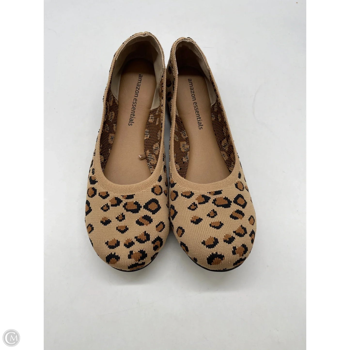 Shoes Flats By Amazon Essentials In Animal Print, Size: 8.5