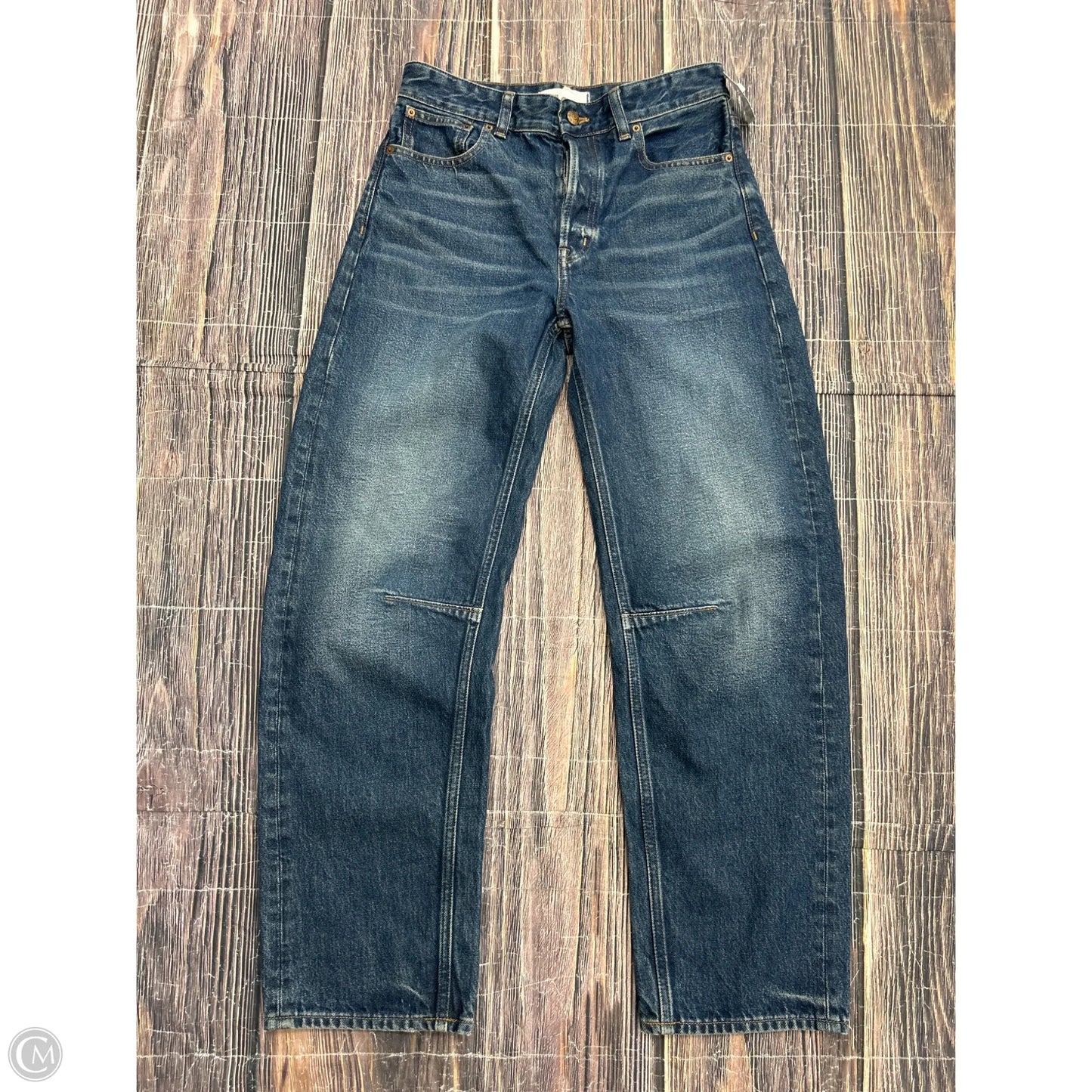 Jeans Wide Leg By Madewell In Blue Denim, Size: 0Tall