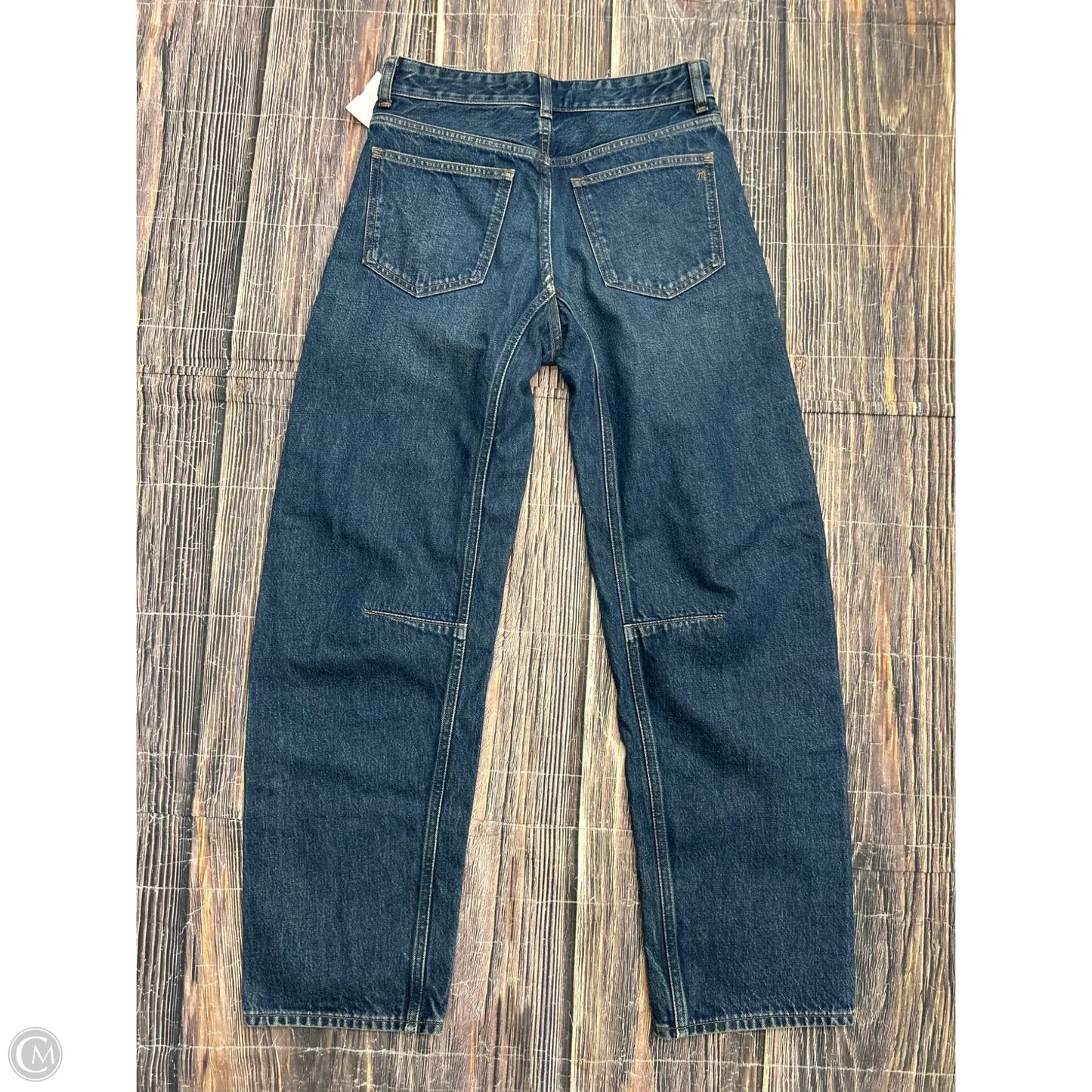 Jeans Wide Leg By Madewell In Blue Denim, Size: 0Tall