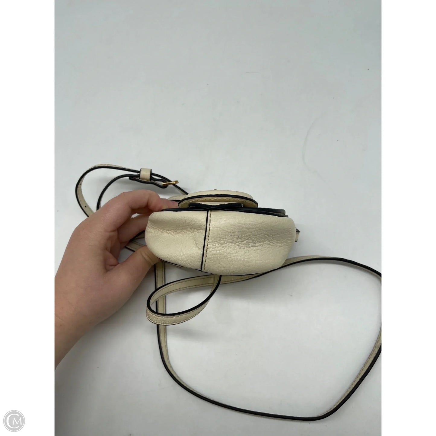 Crossbody Leather By Fossil, Size: Small