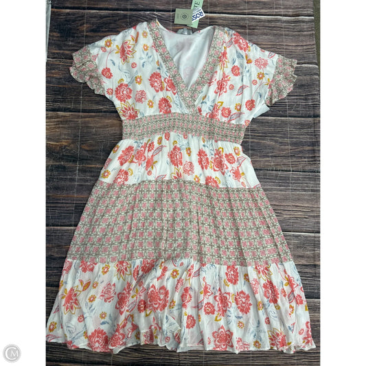 Dress Casual Midi By Clothes Mentor In White, Size: Xlp