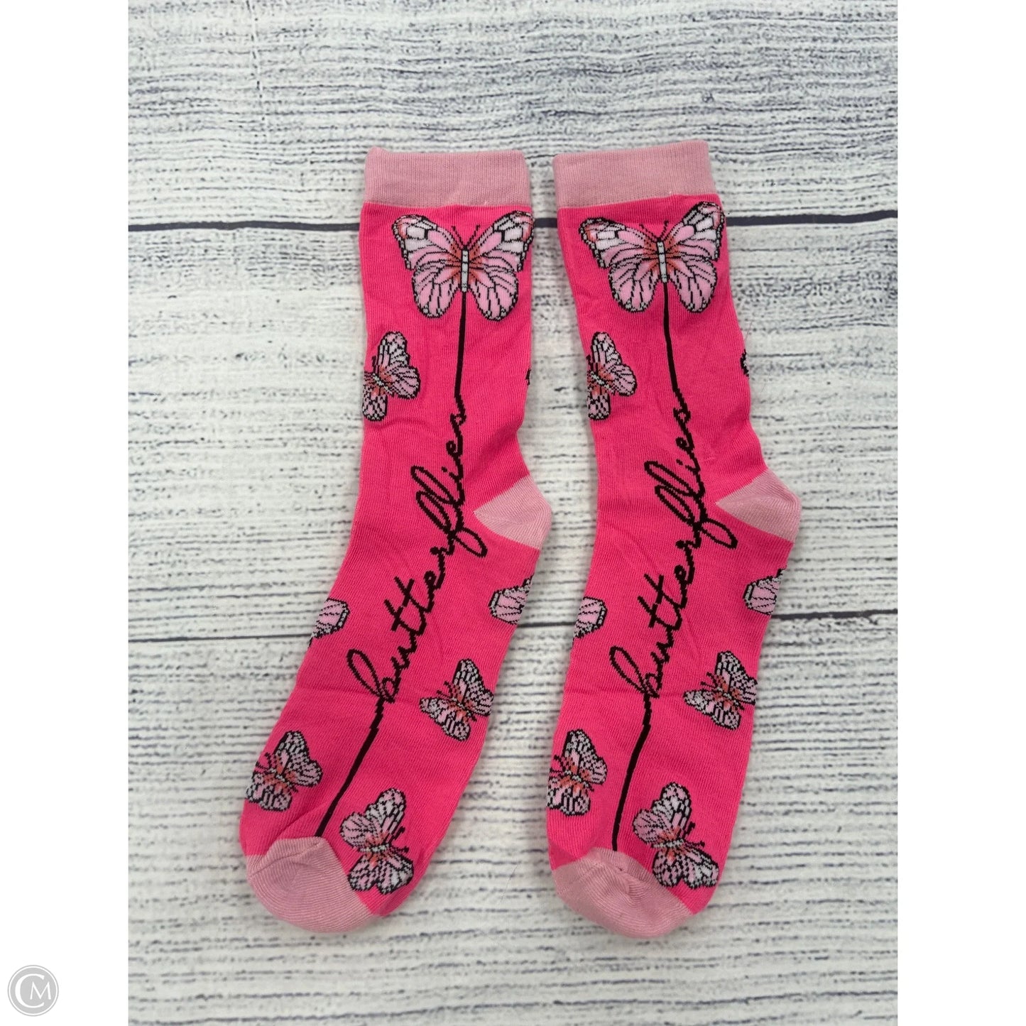 Socks By Clothes Mentor In Pink, Size: 0