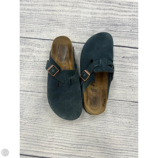 Shoes Flats By Birkenstock In Blue, Size: 8