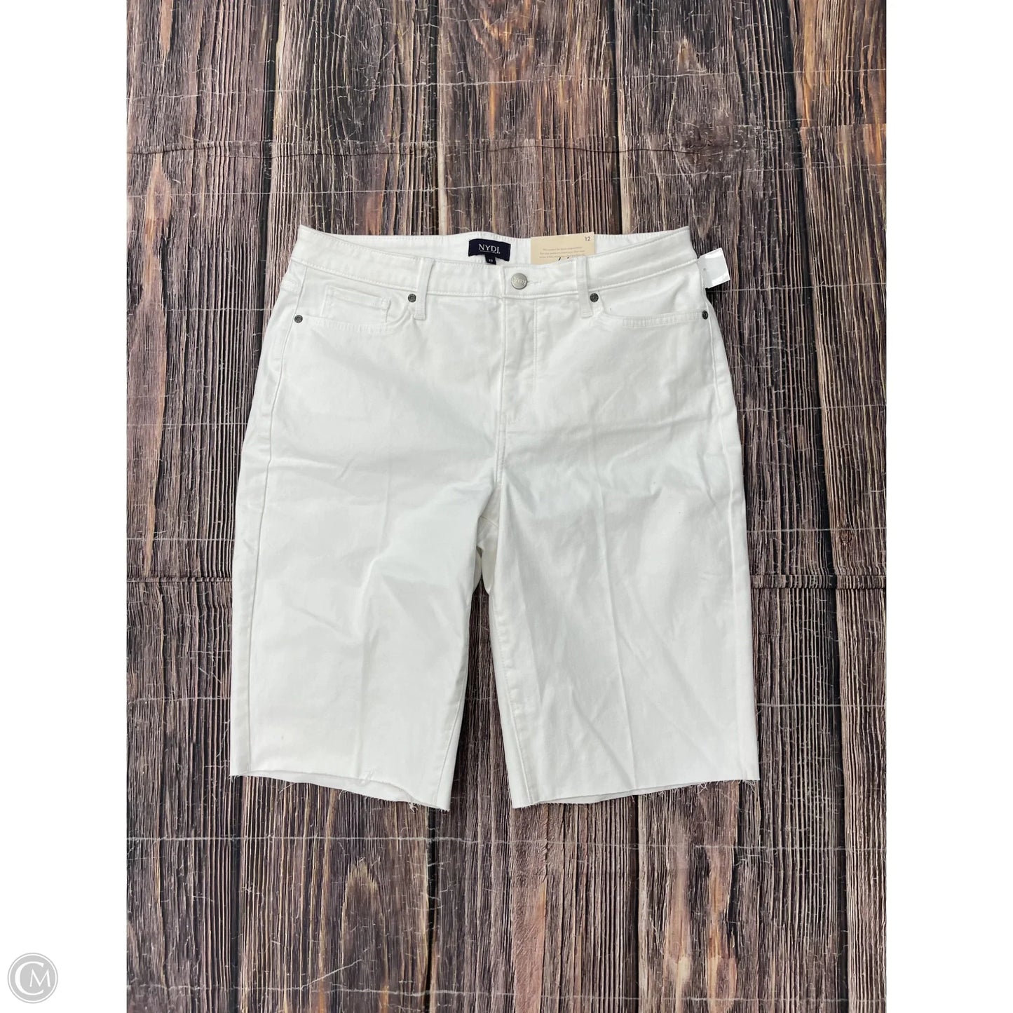 Shorts By Not Your Daughters Jeans In White Denim, Size: 12