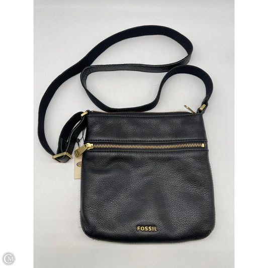 Crossbody Leather By Fossil, Size: Small