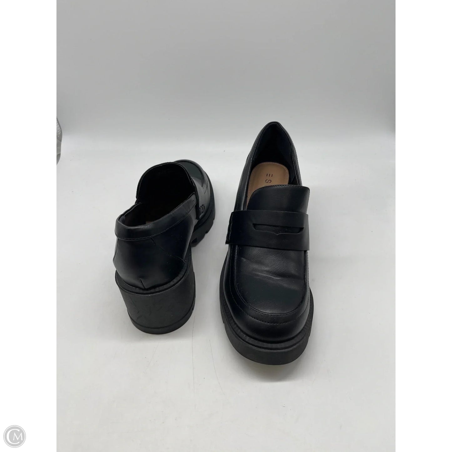 Shoes Heels Platform By Esprit In Black, Size: 8.5