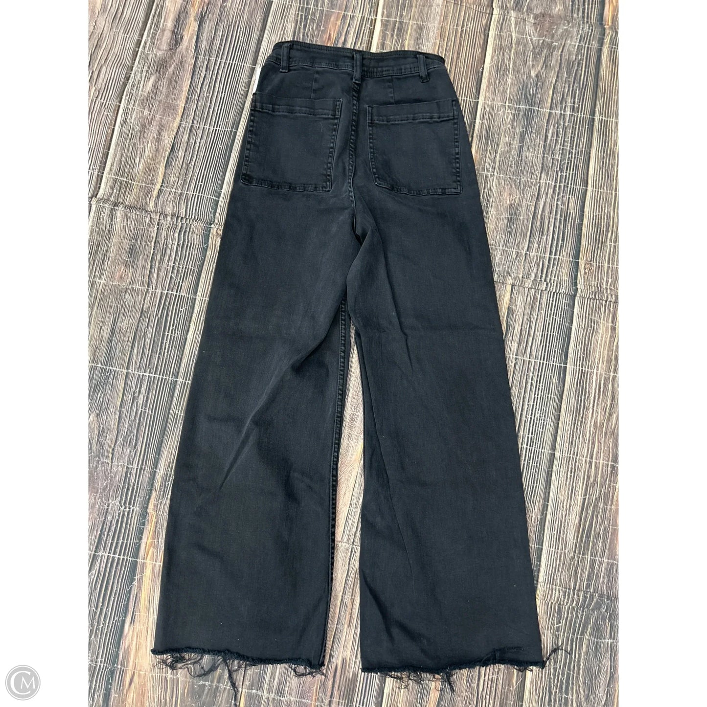 Pants Wide Leg By Oat In Black, Size: 4