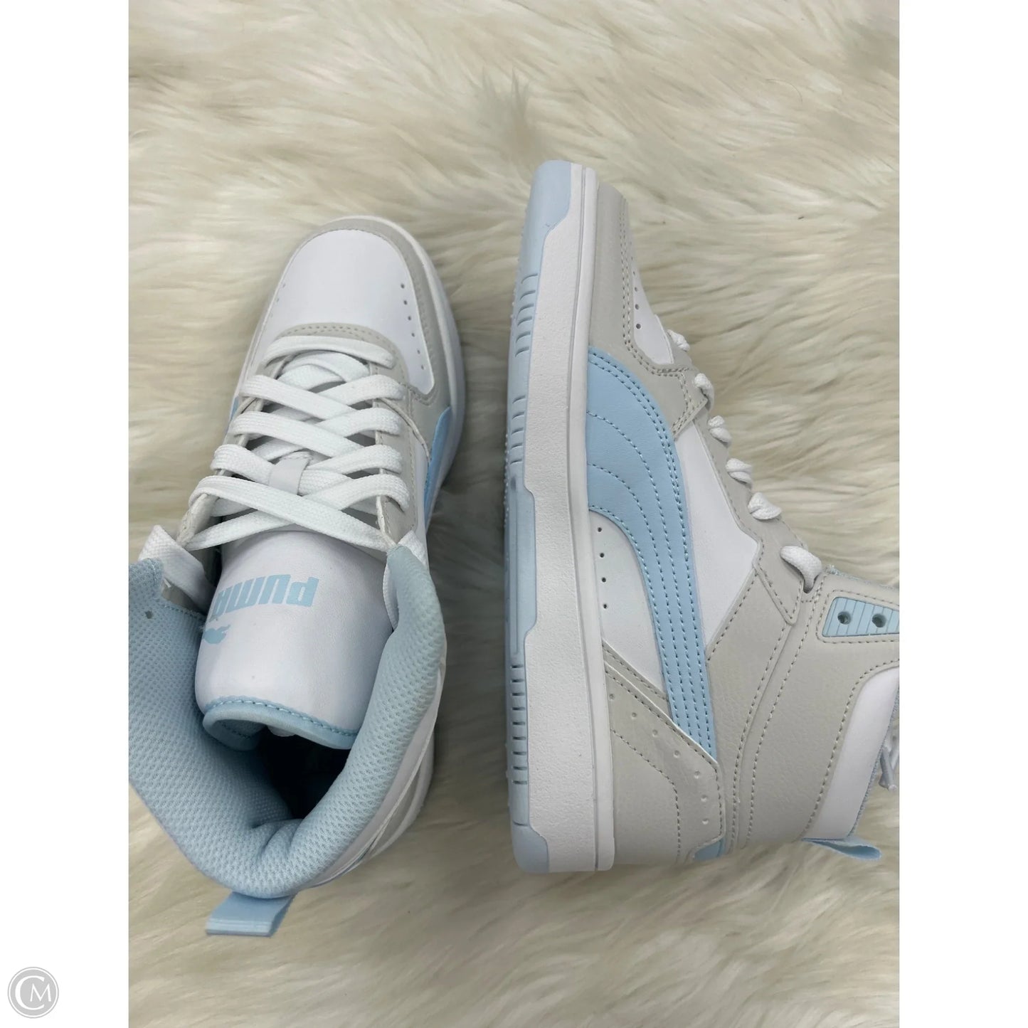 Shoes Sneakers By Puma In Blue, Size: 7