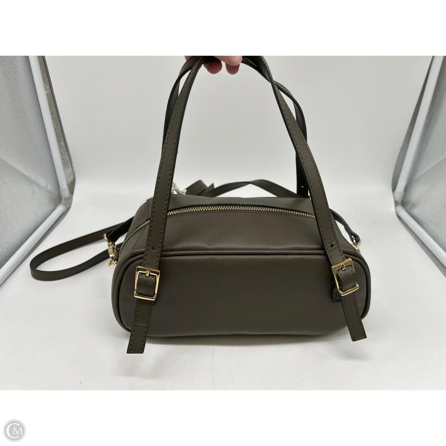 Handbag Leather By Cmc, Size: Small