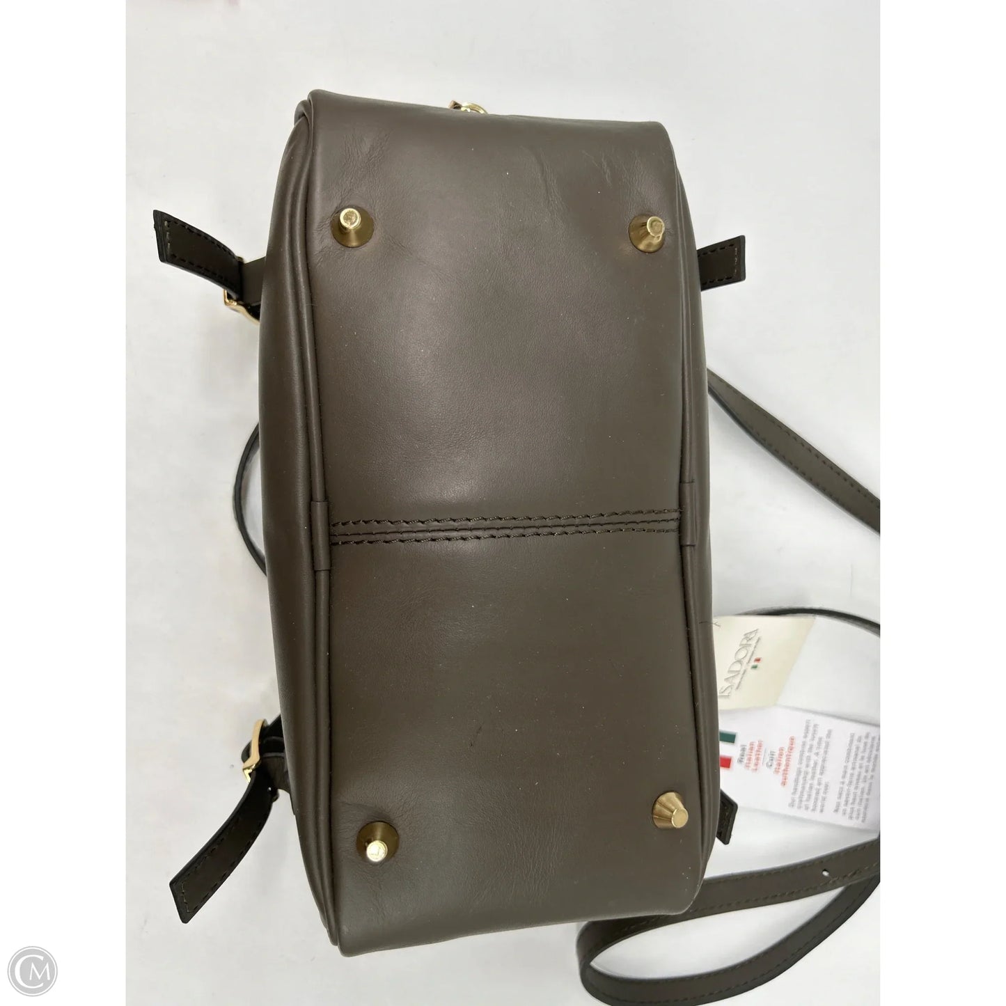 Handbag Leather By Cmc, Size: Small