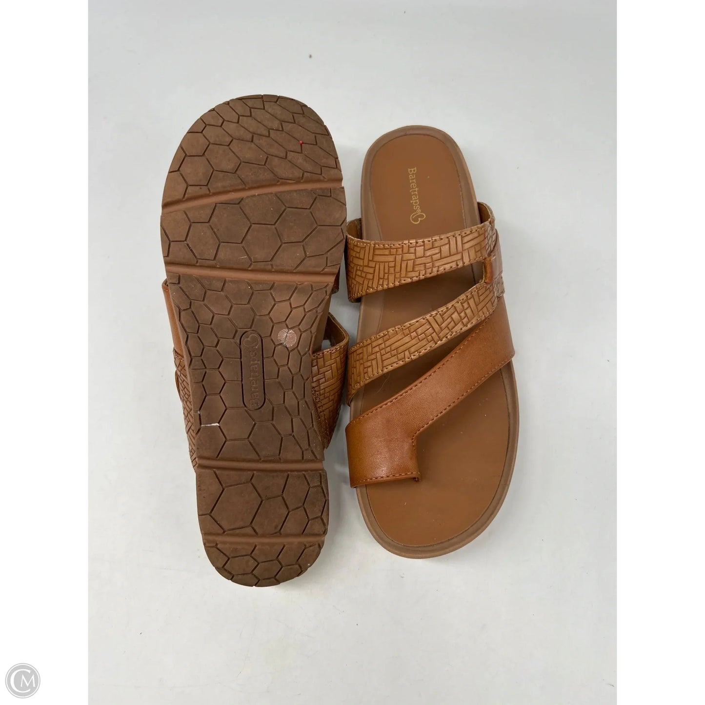 Sandals Flats By Bare Traps In Brown, Size: 10