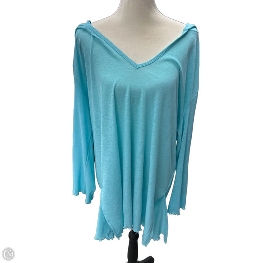 Swimwear Cover-up By Clothes Mentor In Blue, Size: Xl