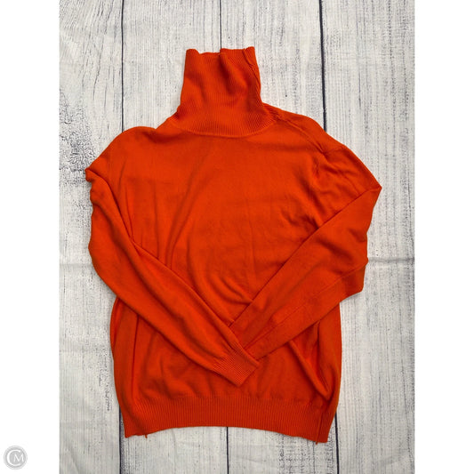 Sweater By Clothes Mentor In Orange, Size: L