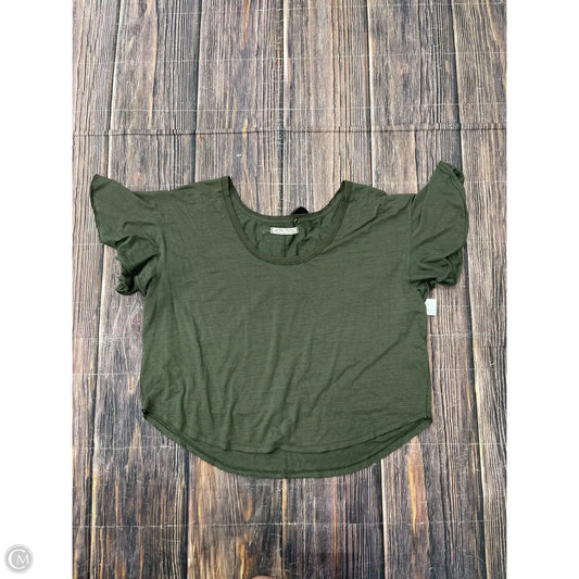 Top Short Sleeve By We The Free In Green, Size: Xl