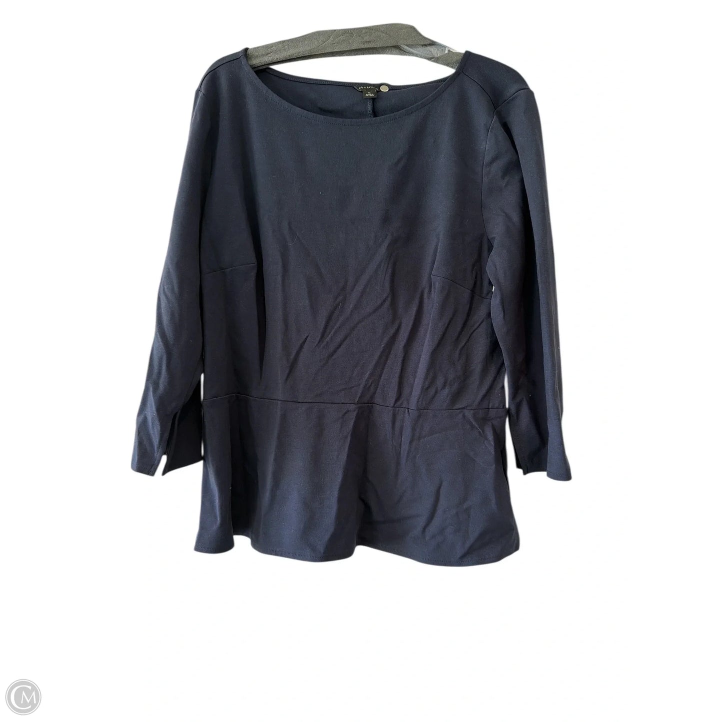 Top Long Sleeve By Ann Taylor In Blue, Size: Xl