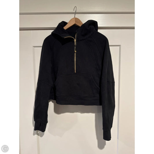 Sweatshirt Hoodie By Lululemon In Black, Size: S