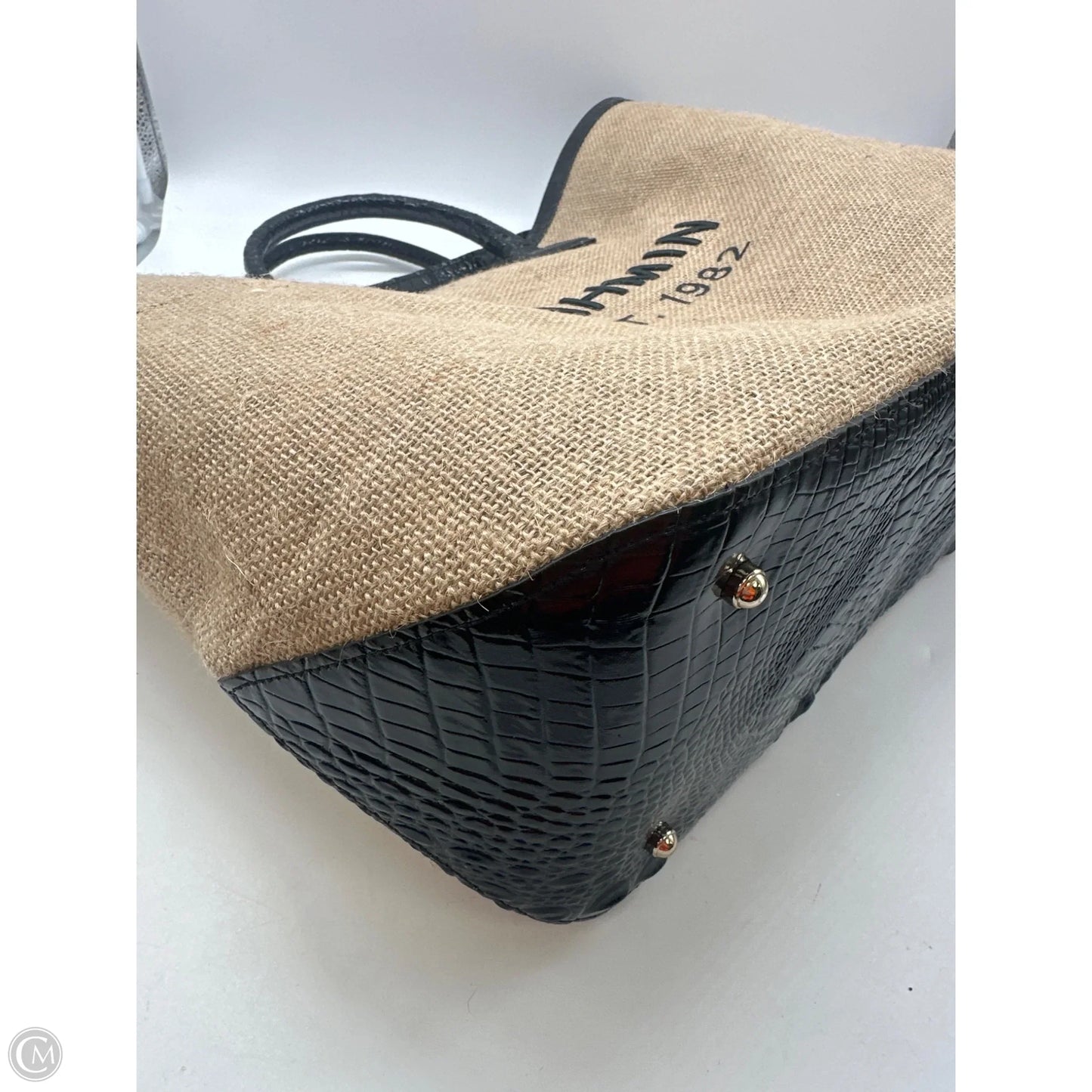 Handbag Designer By Brahmin, Size: Large