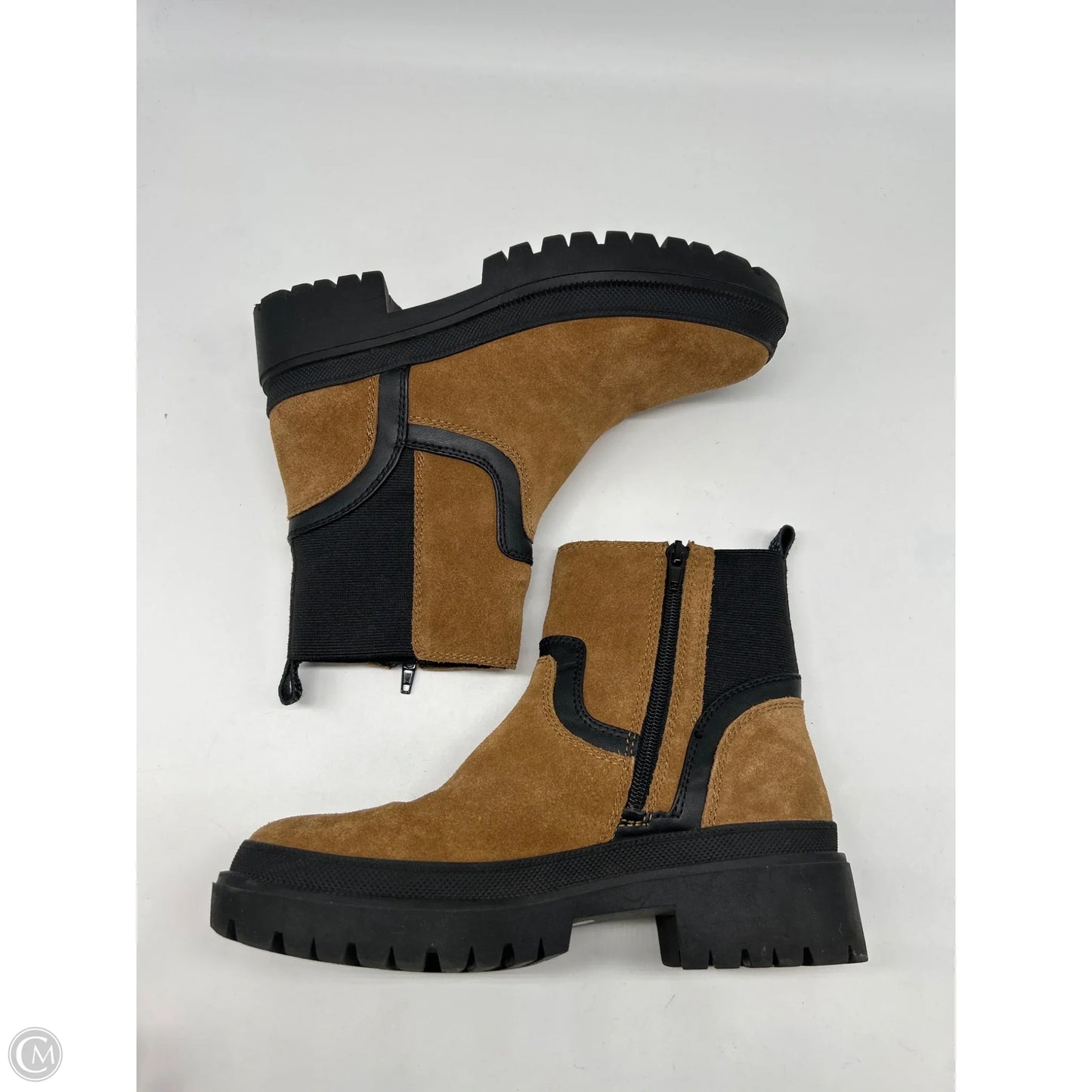 Boots Ankle Flats By Lucky Brand In Tan, Size: 7