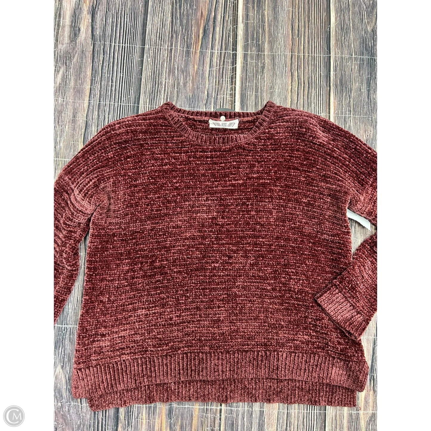 Sweater By Pink Rose In Red, Size: M
