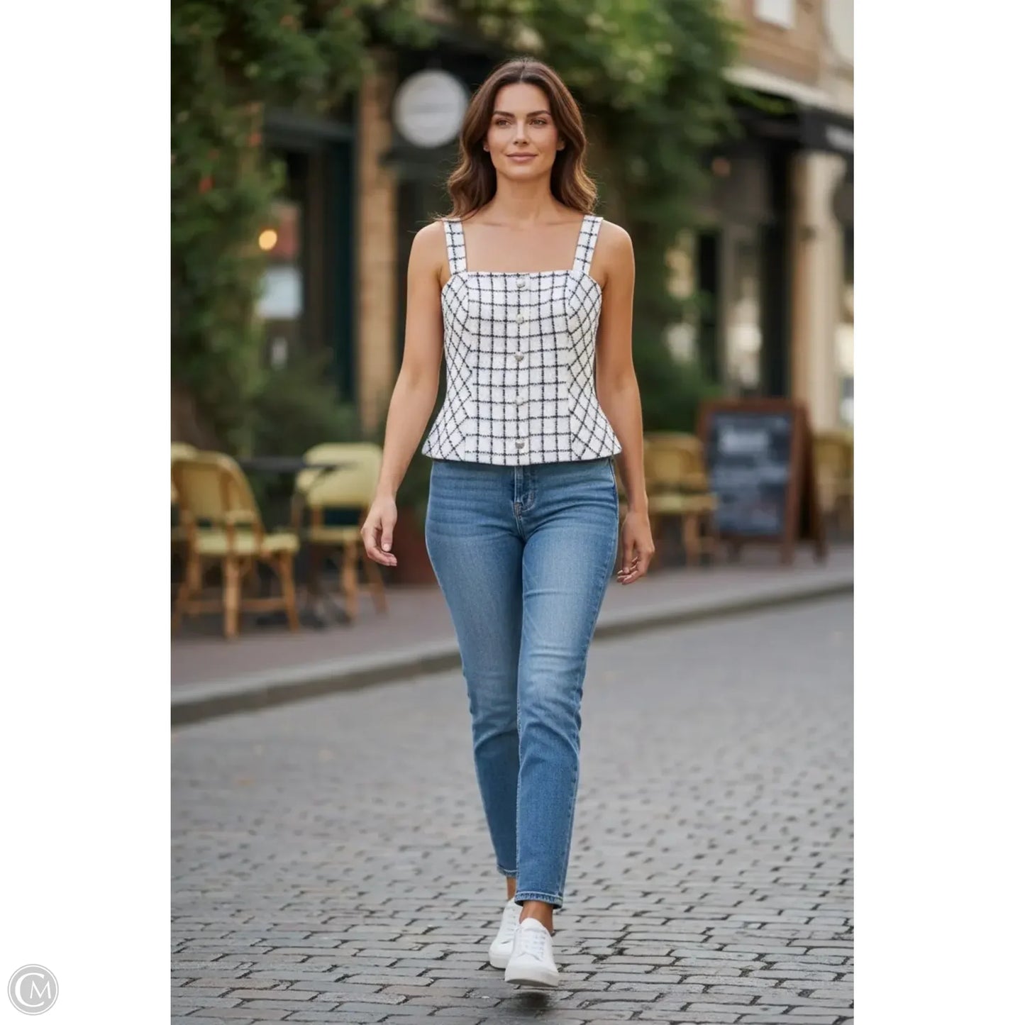 Top Sleeveless By White House Black Market In White, Size: 8p