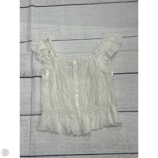 Top Sleeveless By Mystree In White, Size: M