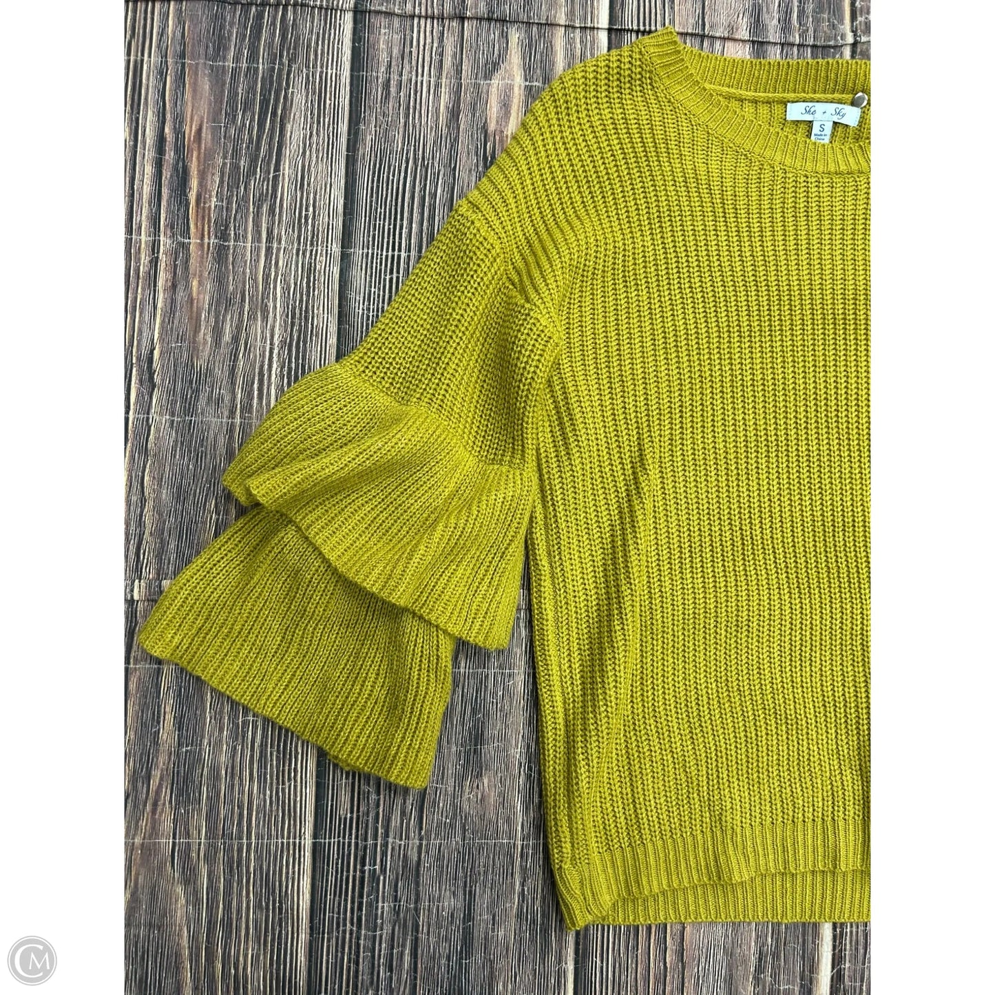 Sweater By She + Sky In Yellow, Size: S