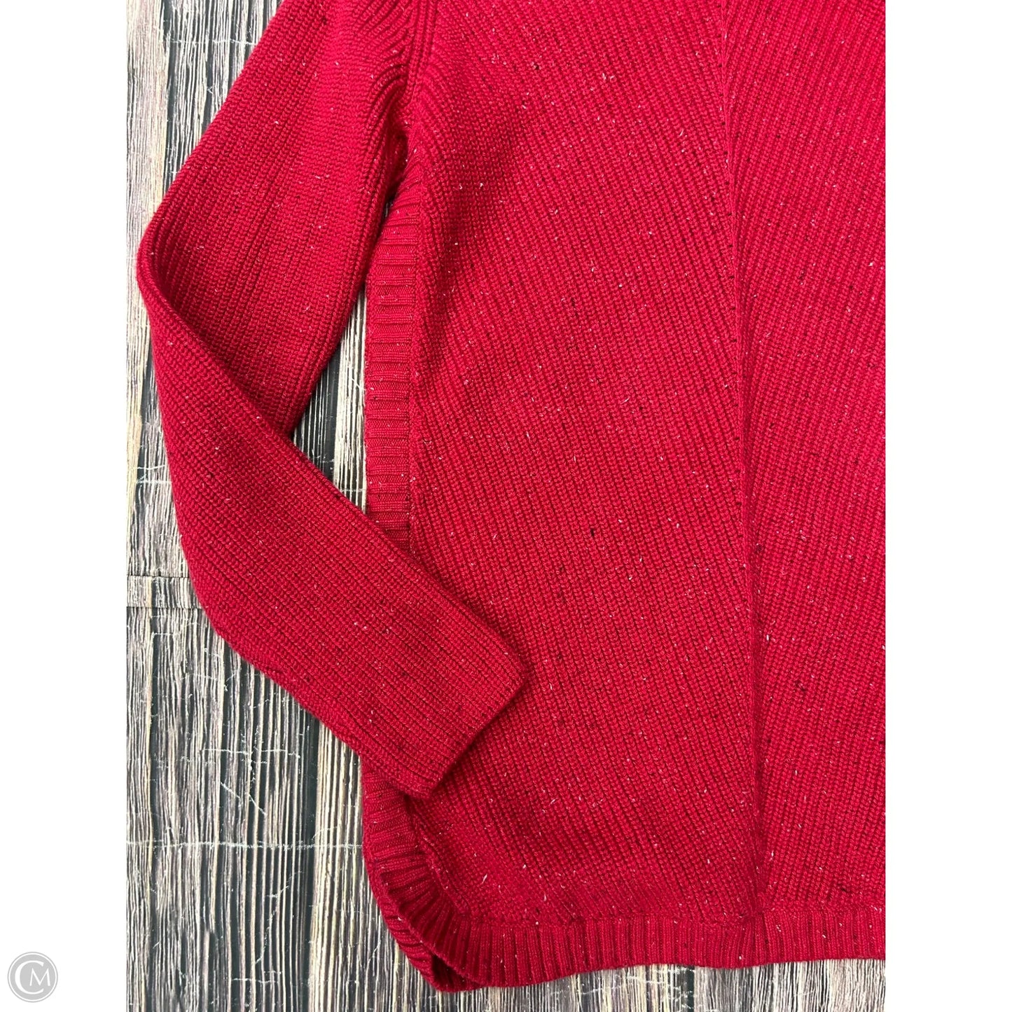 Sweater By Talbots In Red, Size: Xs