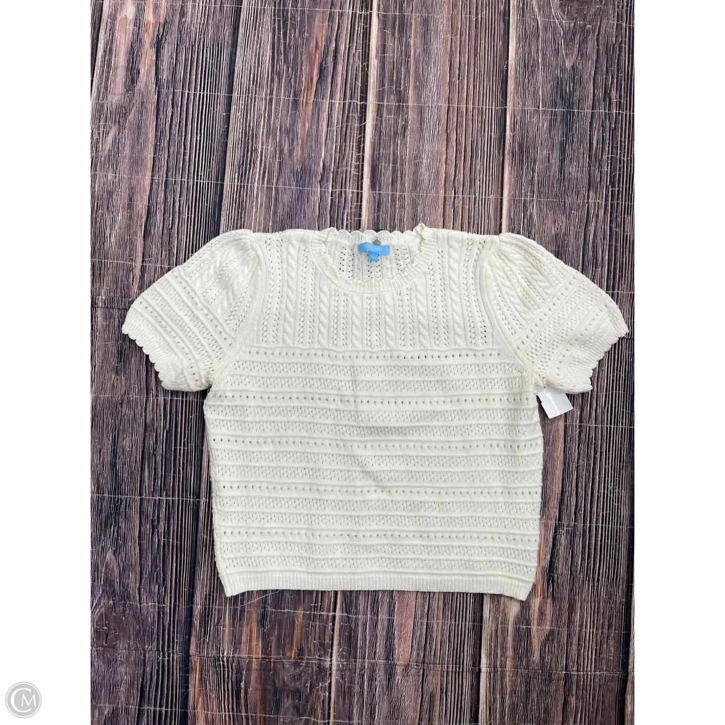 Sweater By Draper James In Cream, Size: L