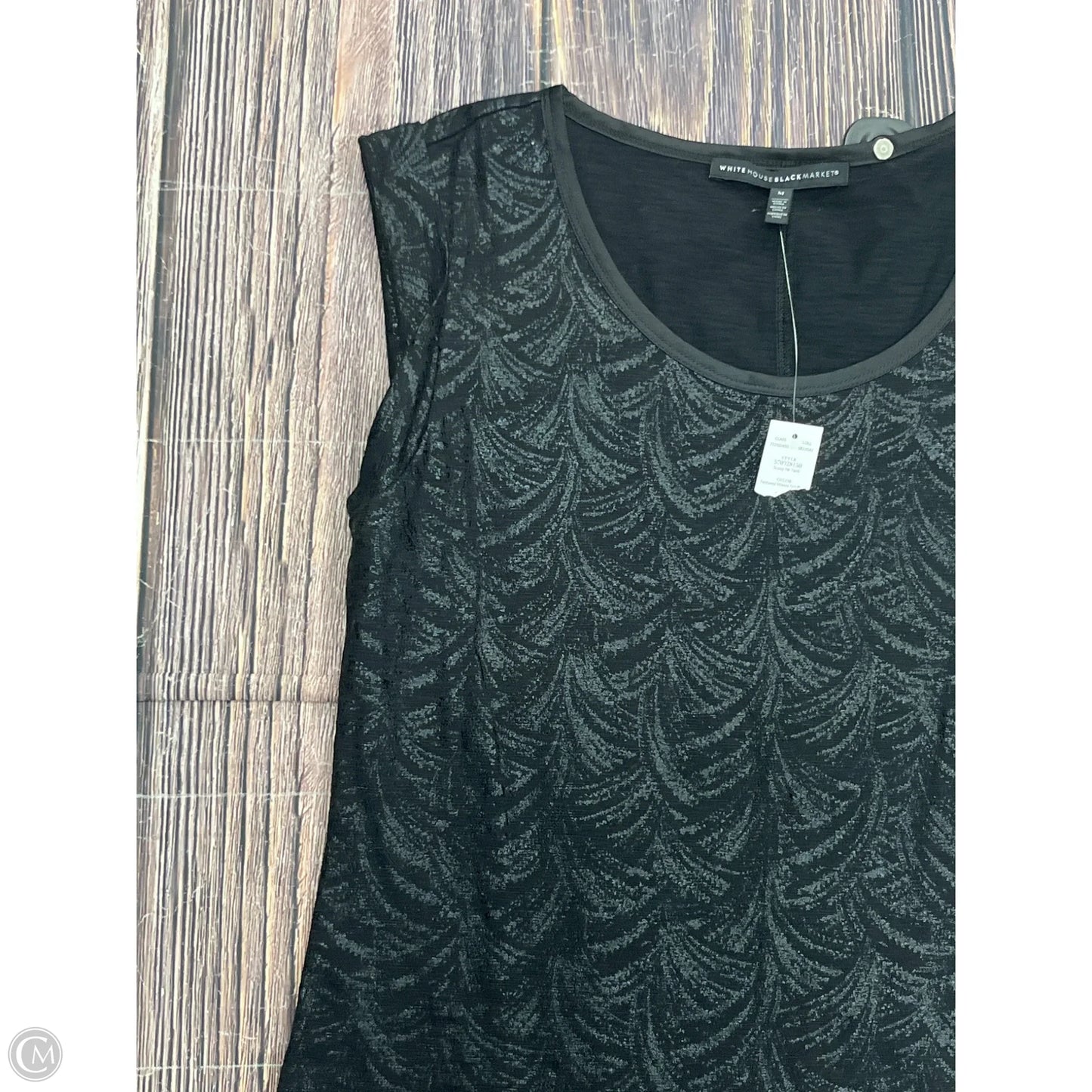 Top Sleeveless By White House Black Market In Black, Size: M