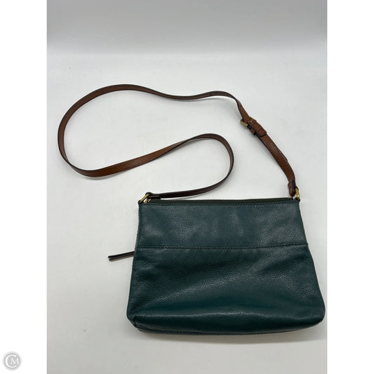 Crossbody Leather By Fossil, Size: Small