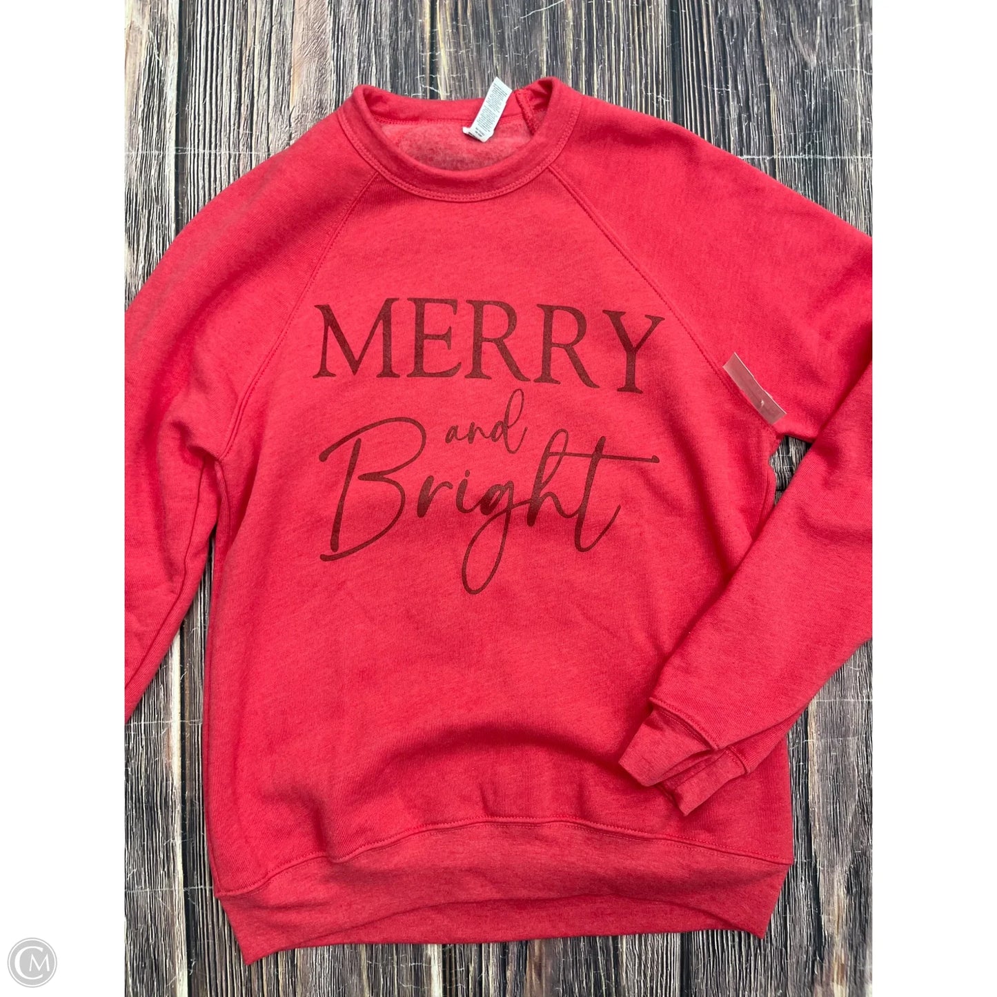 Sweater By Bella + Canvas In Red, Size: S