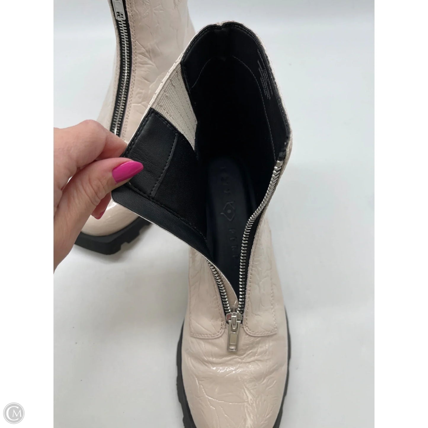 Boots Combat By Katy Perry In Cream, Size: 8.5